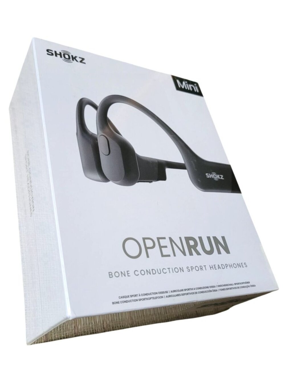 *NEW* Shokz OPENRUN Wireless Open Ear Bone Mini Conduction Headphones Black Mini